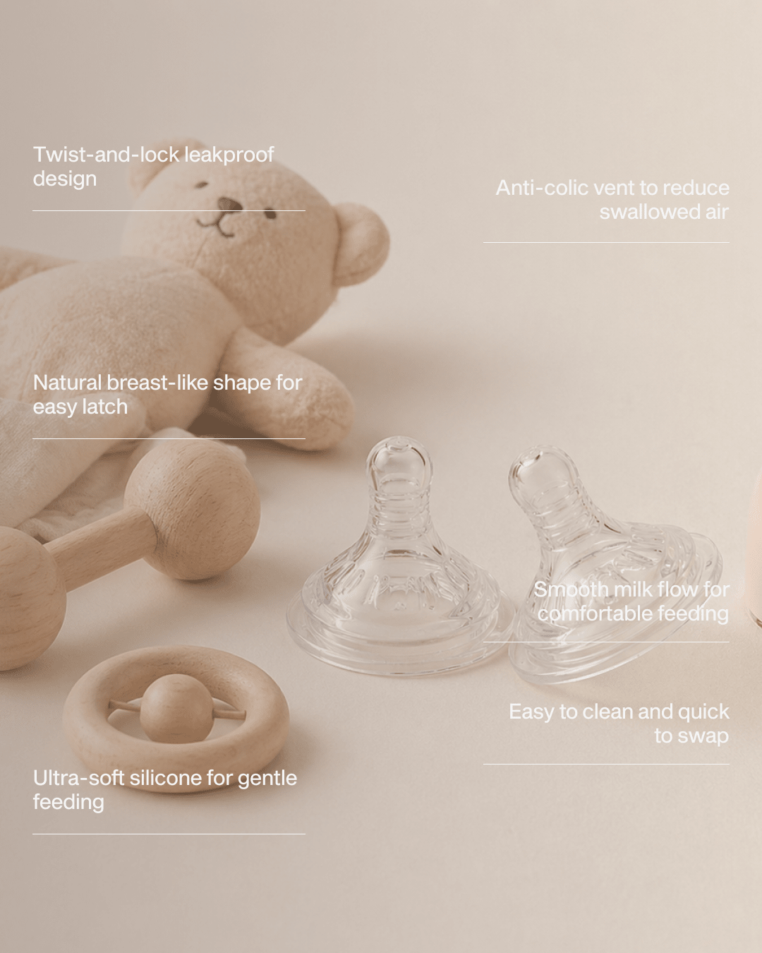 Twist Teats - Meke Baby Store MBF-001