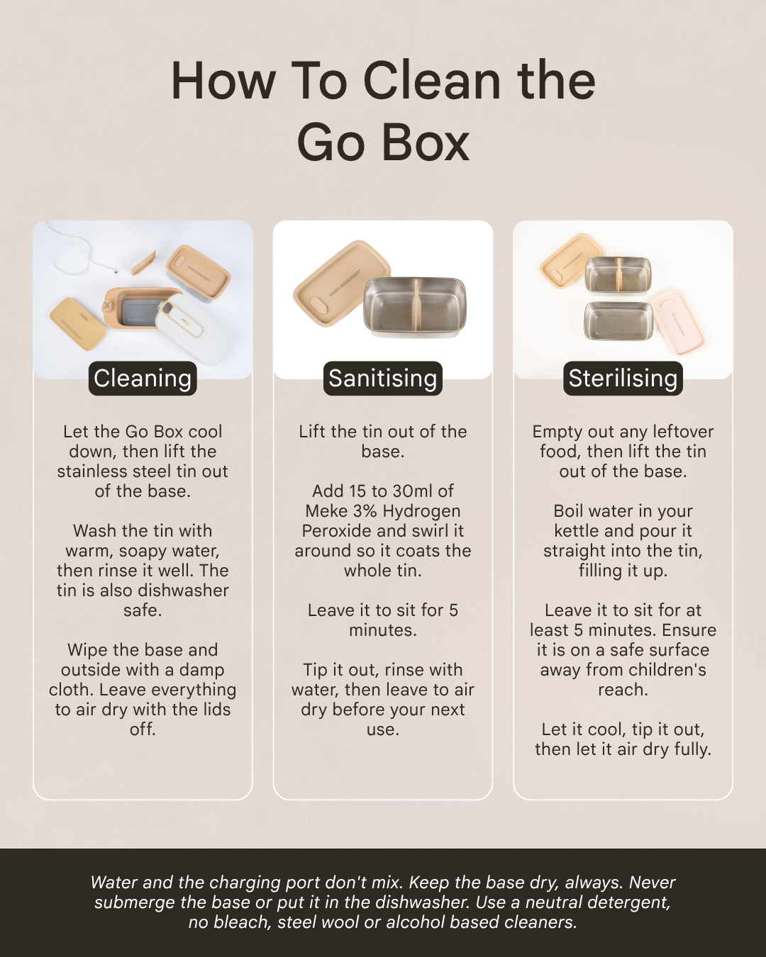 Meke Go-Box Portable lunch box tin