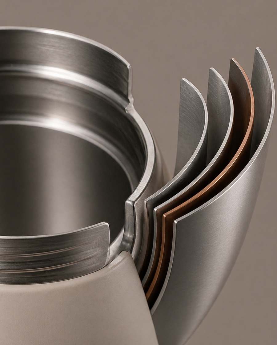 Made with medical-grade stainless steel