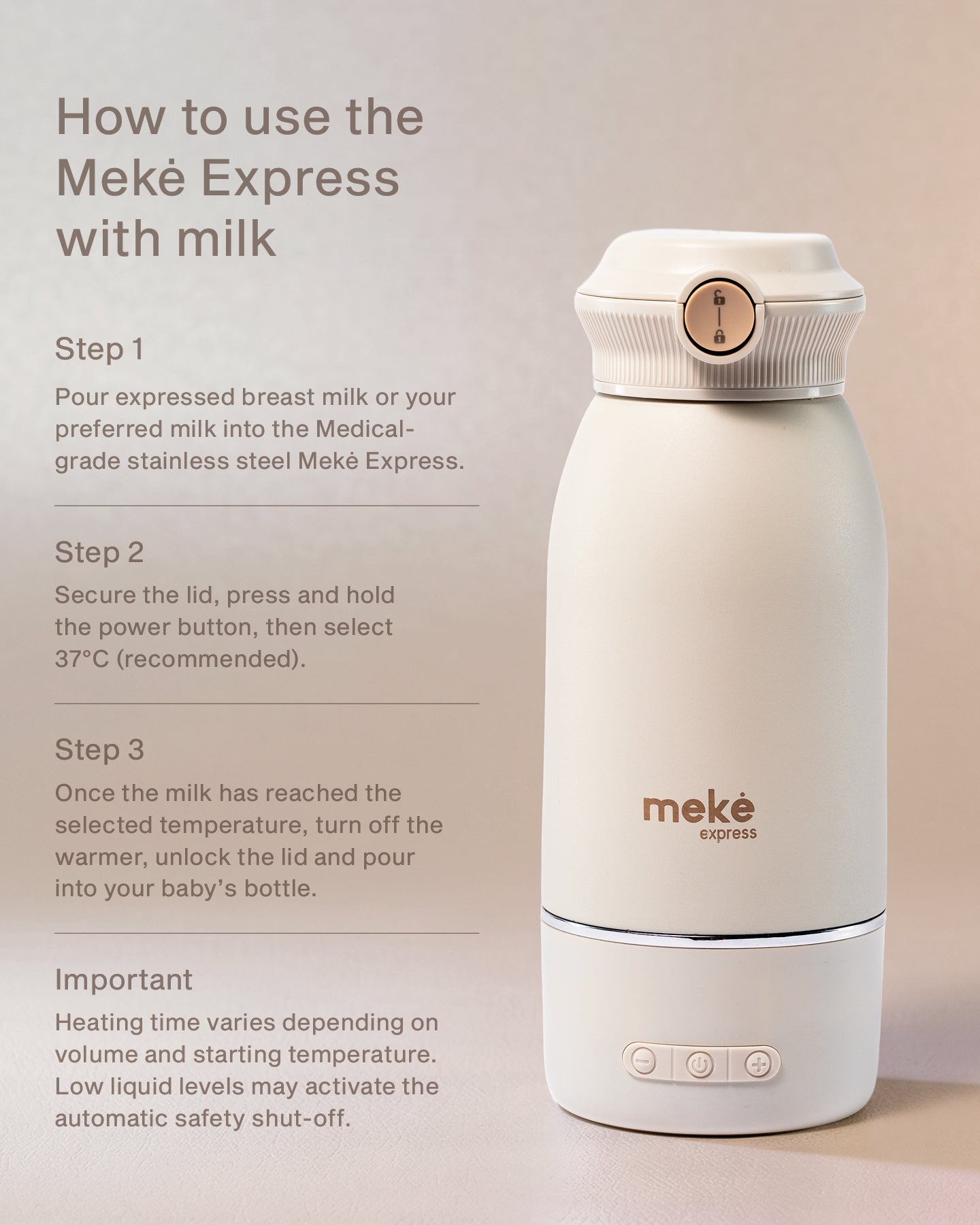 Express Milk Warmer 2.0