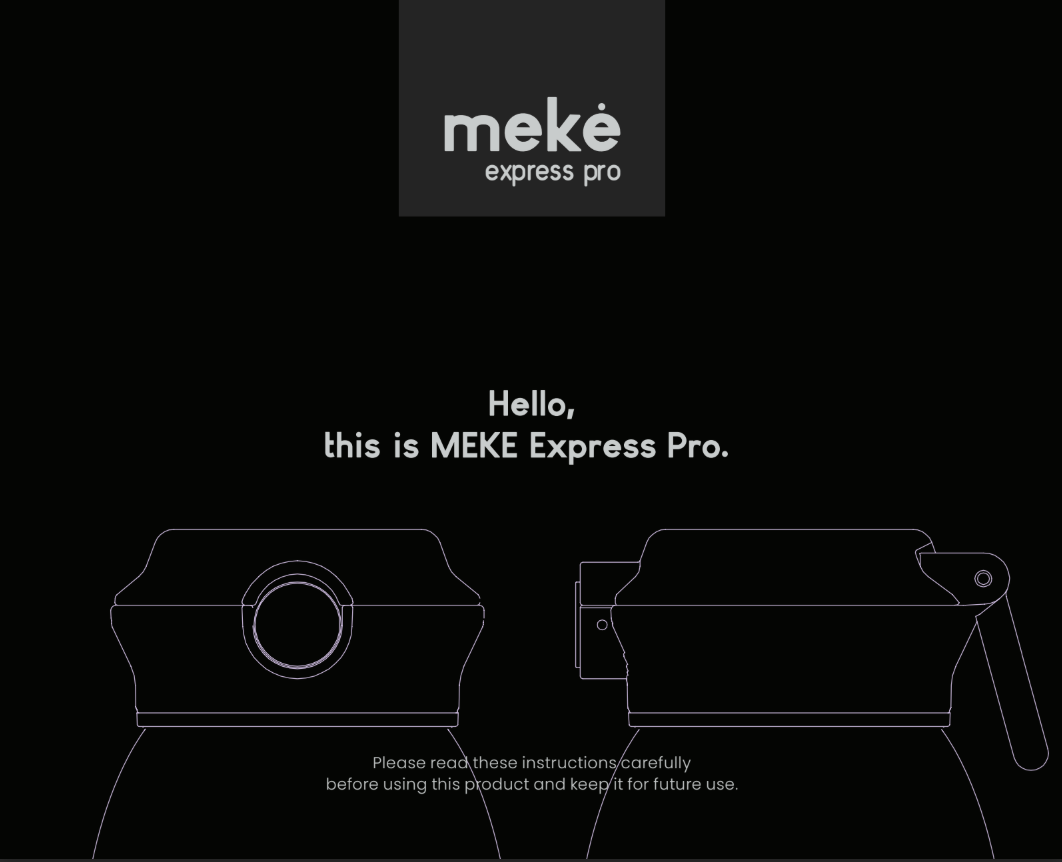 Meke Express Pro Manual