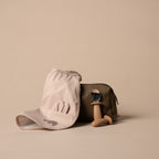Travel feeding kit bib, storage case and toddler spoon
